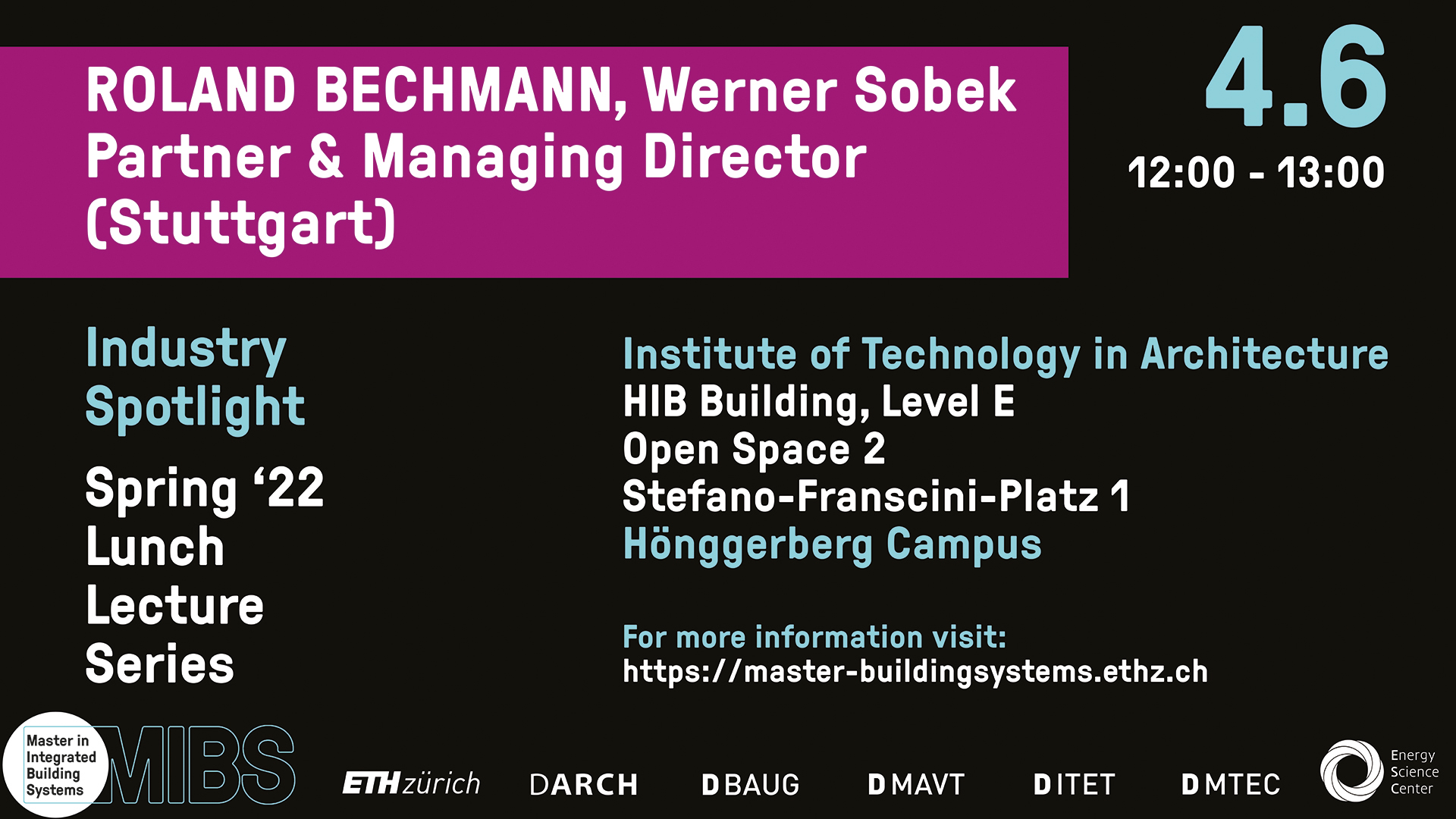 Enlarged view: Event Flyer - Bechmann